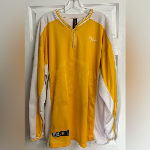 Vintage Willie Esco 1/4 Zip Long Sleeve Track Jacket Size XL W/Crest on Front - Picture 1 of 4